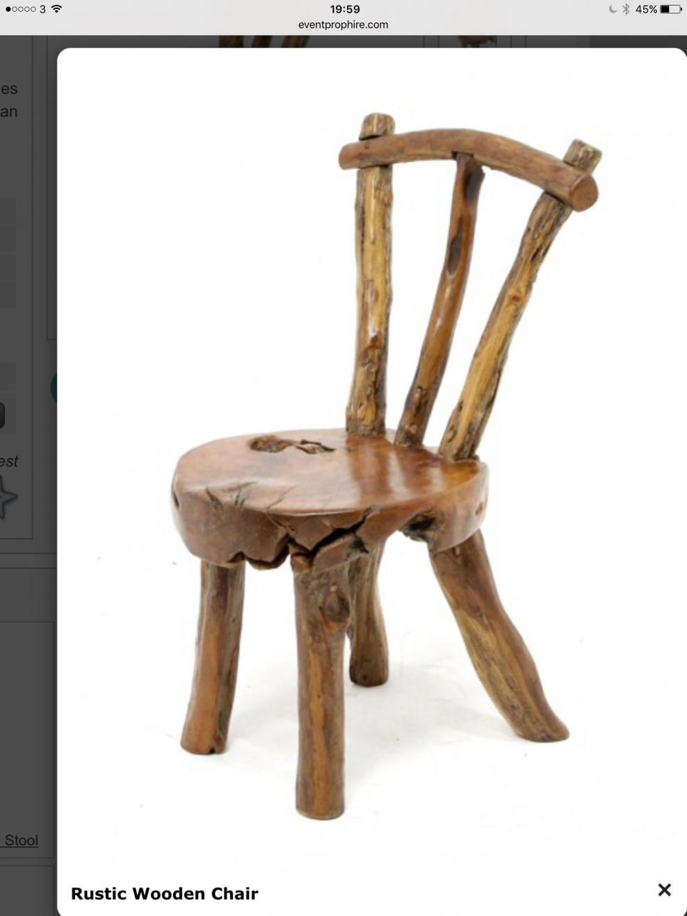 Табурет низкий Zara