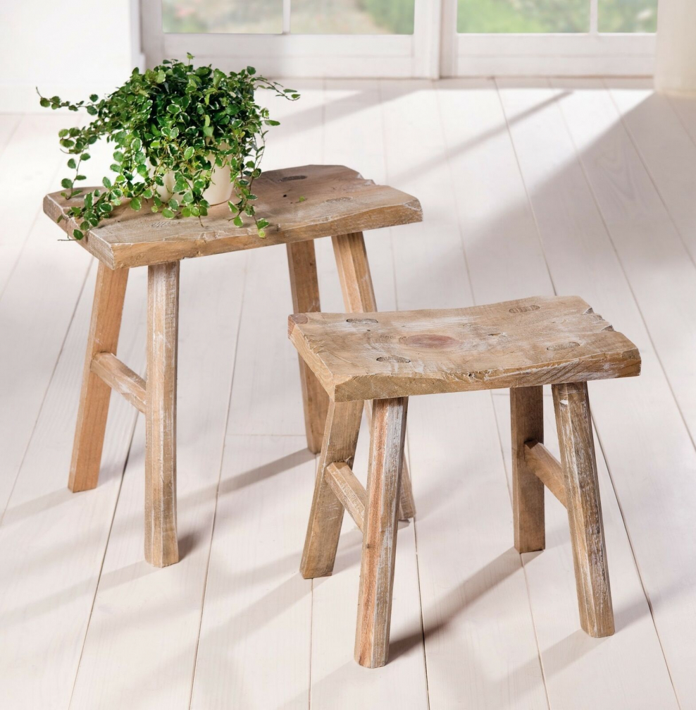 Табурет в стиле рустик