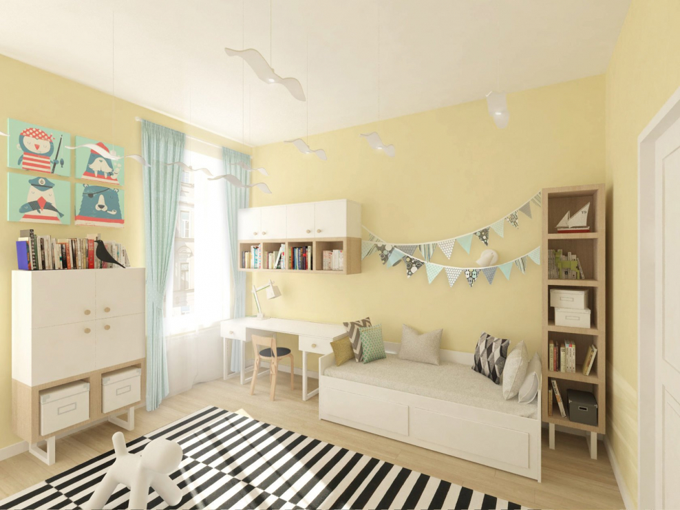 Красивые детские комнаты для школьников