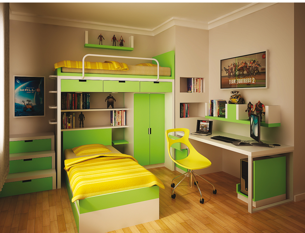 Обустройство комнаты школьника