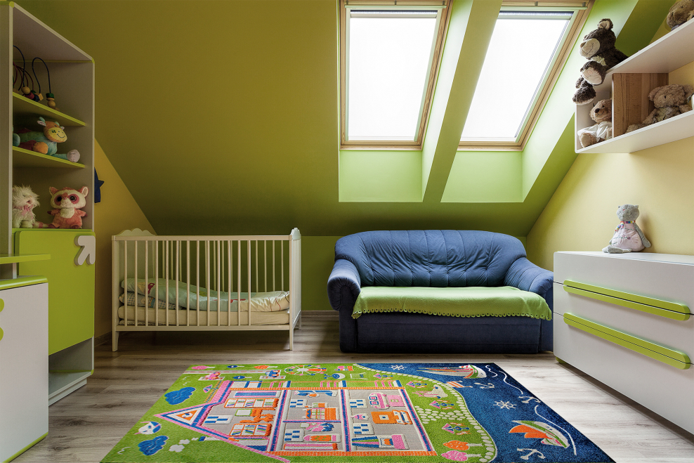 Идеи покраски стен в детской