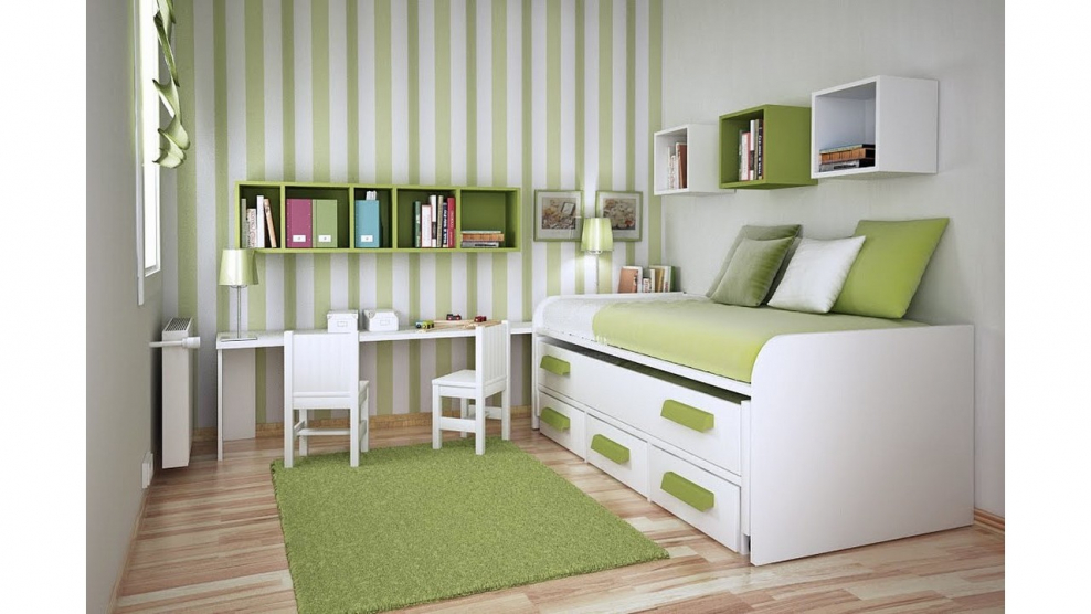 Оранжевая комната для подростка