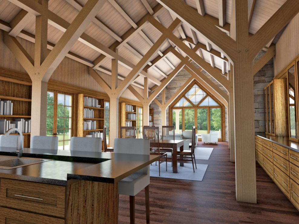 Фермы Тимбер фрейм