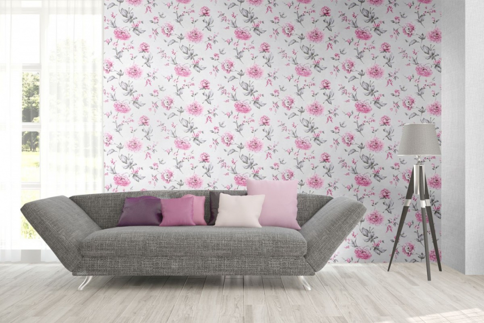 Обои industry Peonia 168389-27 в интерьере