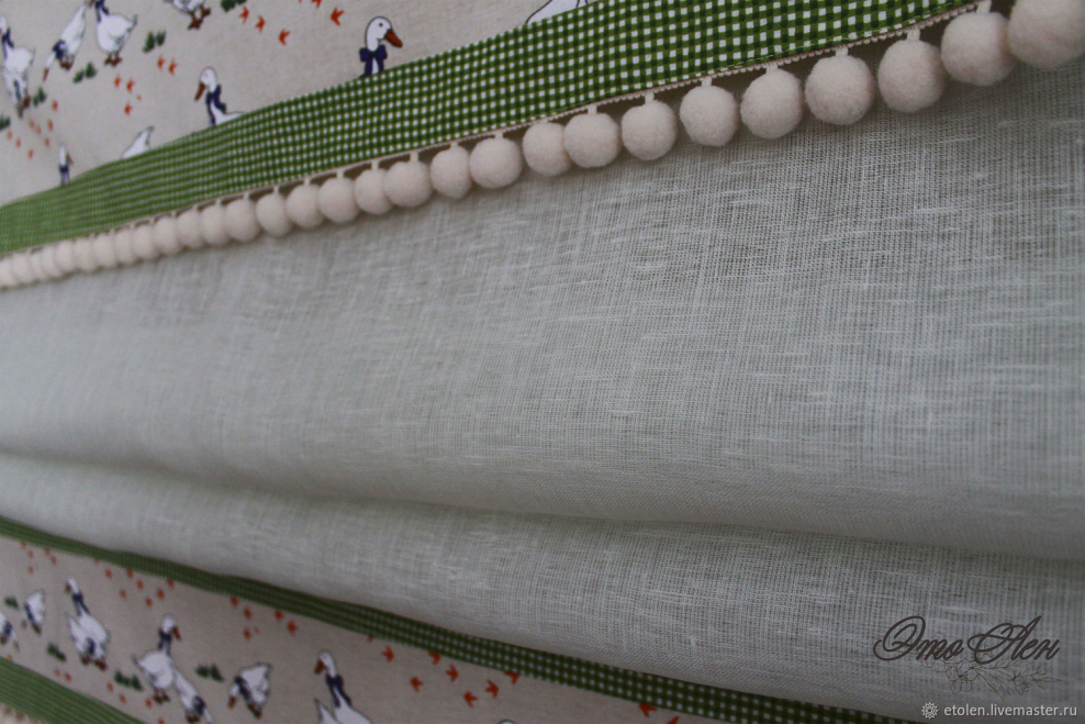 Шторы с кантом