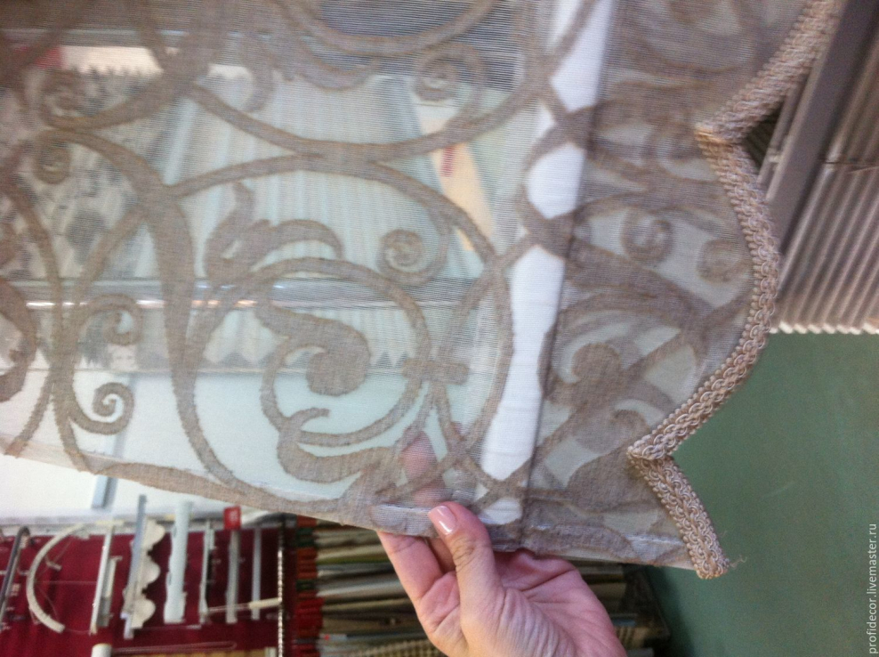 Ткань для штор в клетку