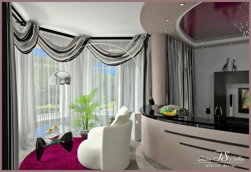 Однокомнатная квартира с эркером