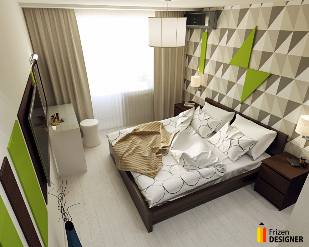 Спальня икеа в 1 комнатной