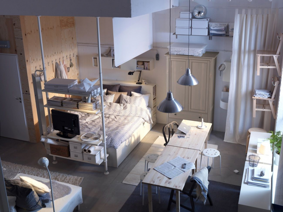 Интерьеры икеа в магазине