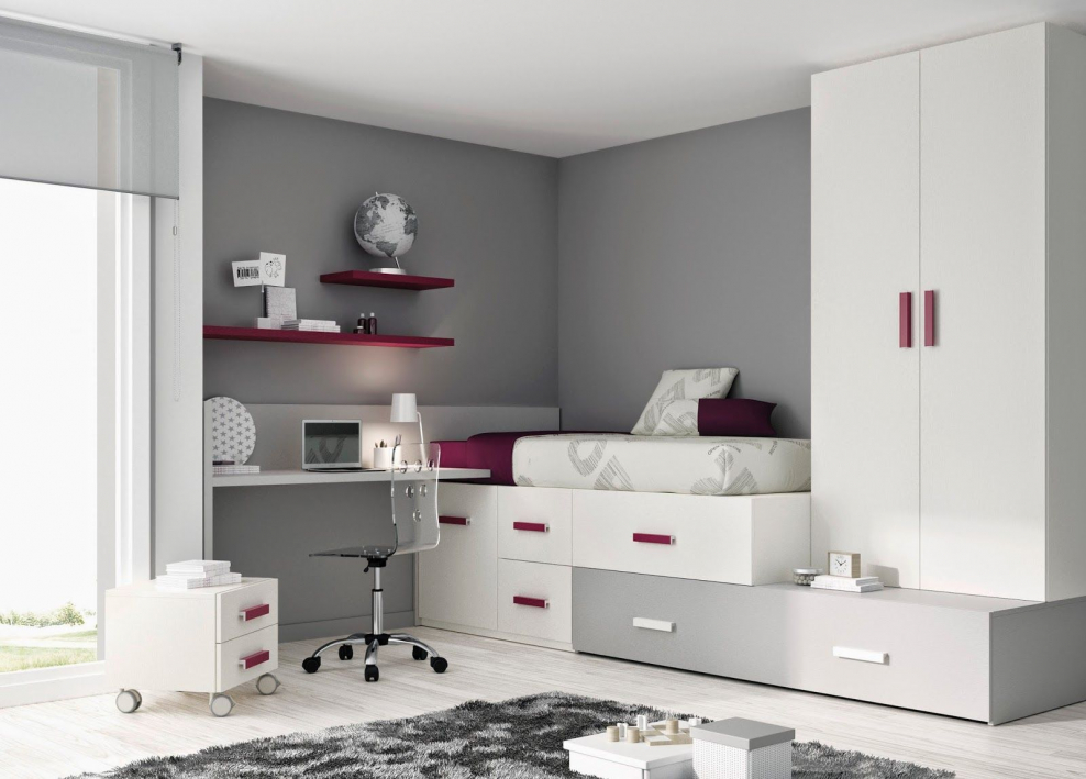 Белая мебель для подростка мальчика