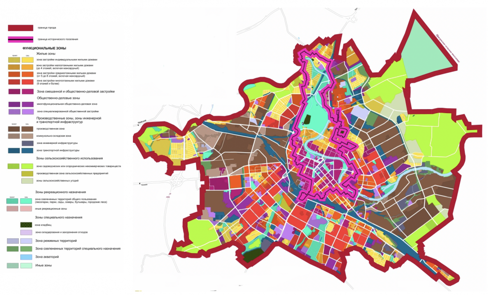 План функционального зонирования квартиры