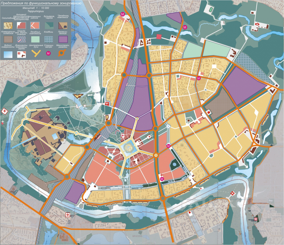 Каким цветом выделяется зона комплектации