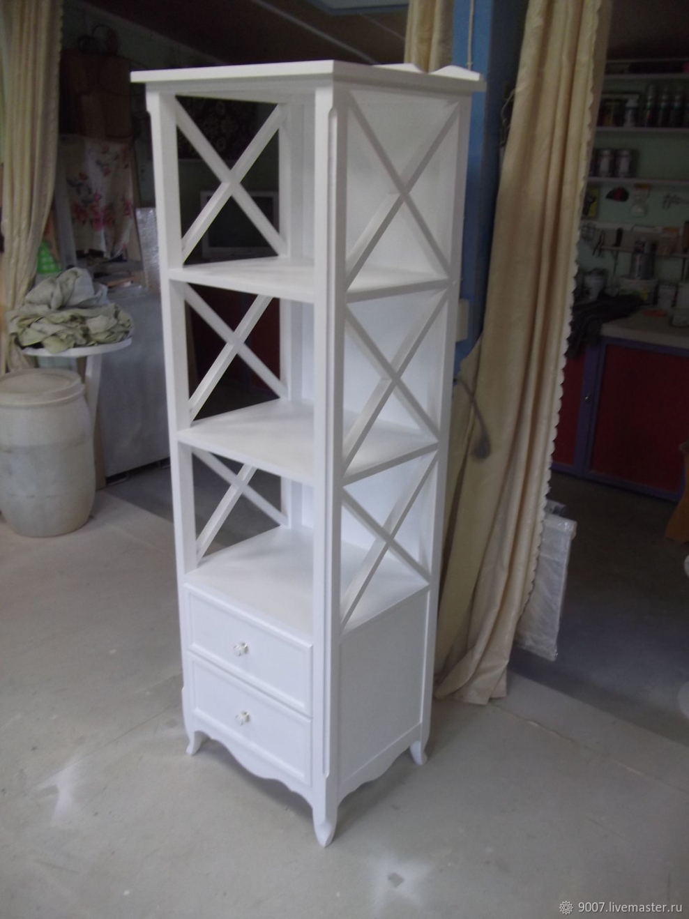 Стеллаж 700 600 1700 стиль Прованс