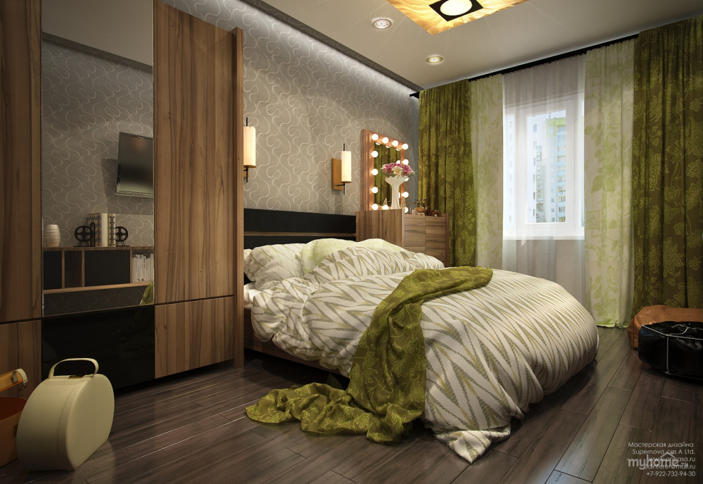 Спальня в двухкомнатной