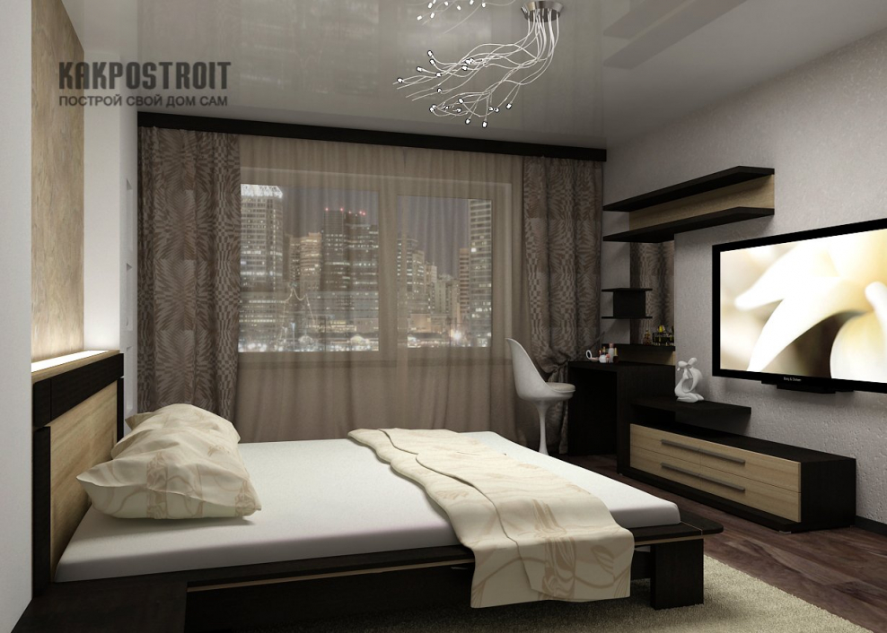 Дизайн спальни в обычной квартире