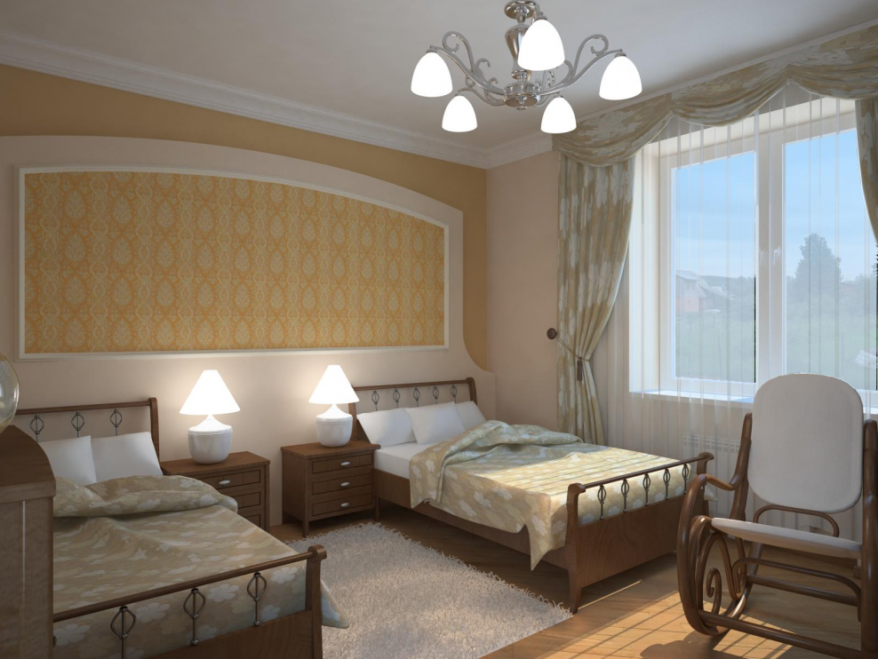 Спальня в Российской квартире