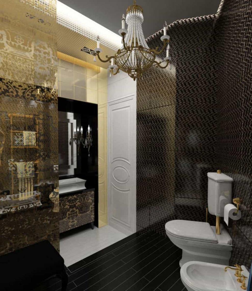 Ванна в стиле арт деко