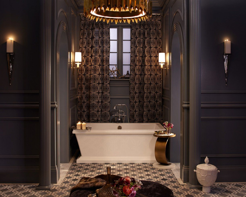 Роскошная ванна арт деко