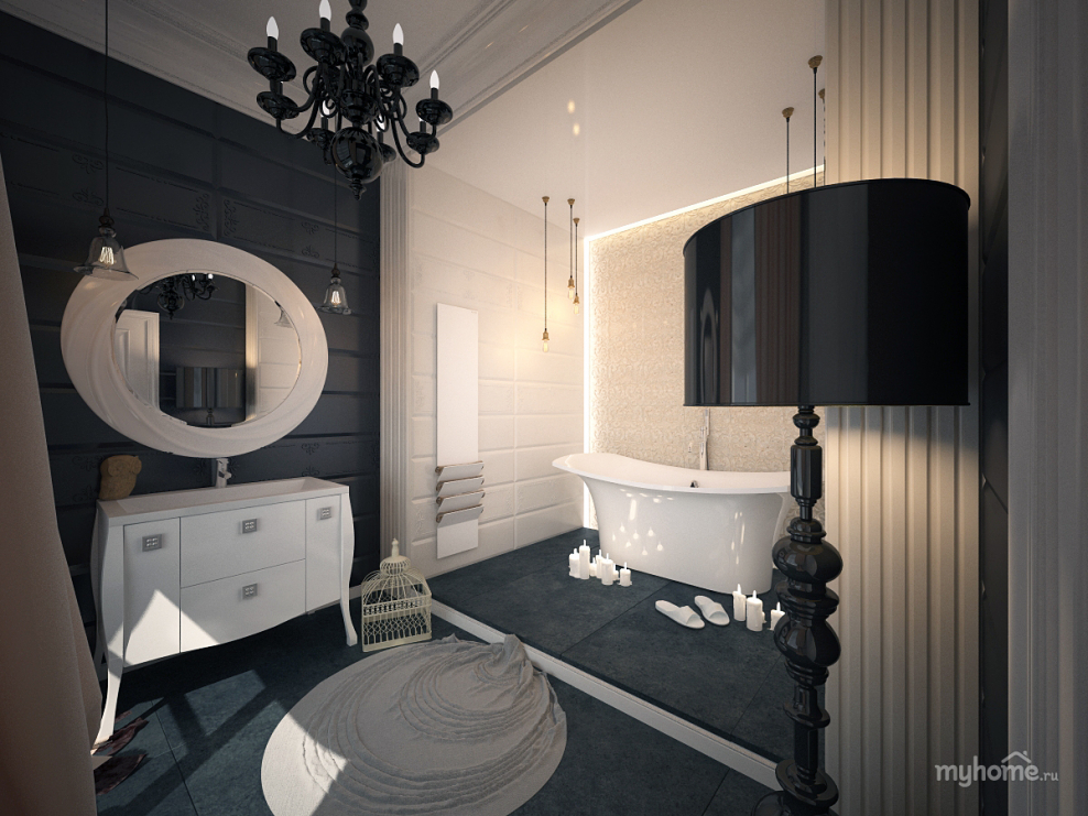 Ванна в стиле арт деко