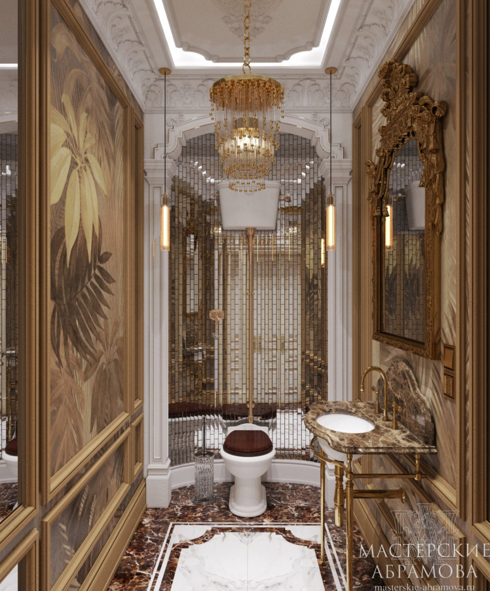 Санузлы в стиле арт деко s54