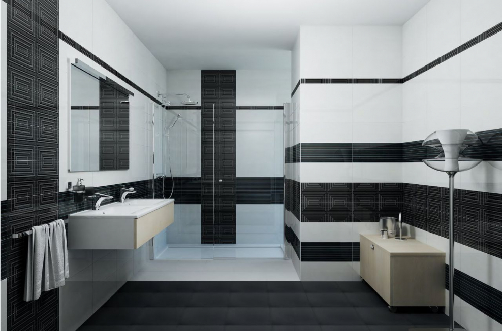 Infinity negro 20*60 плитка керамическая