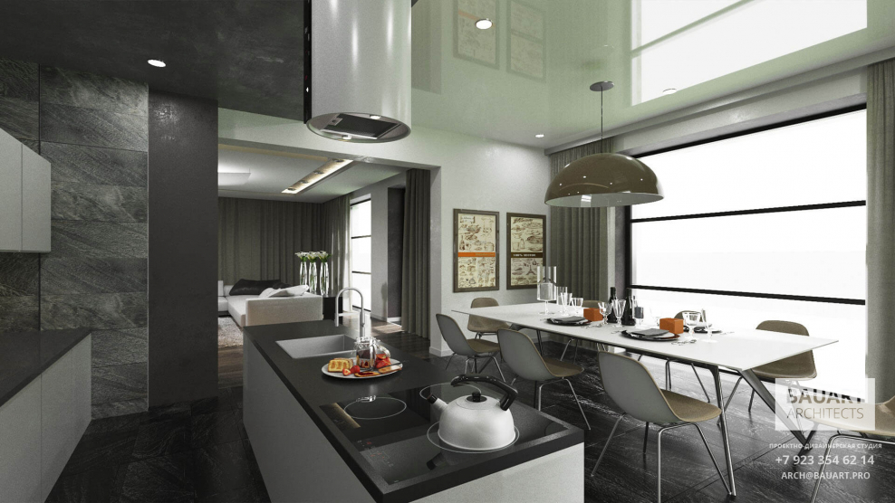 Хай тек интерьер