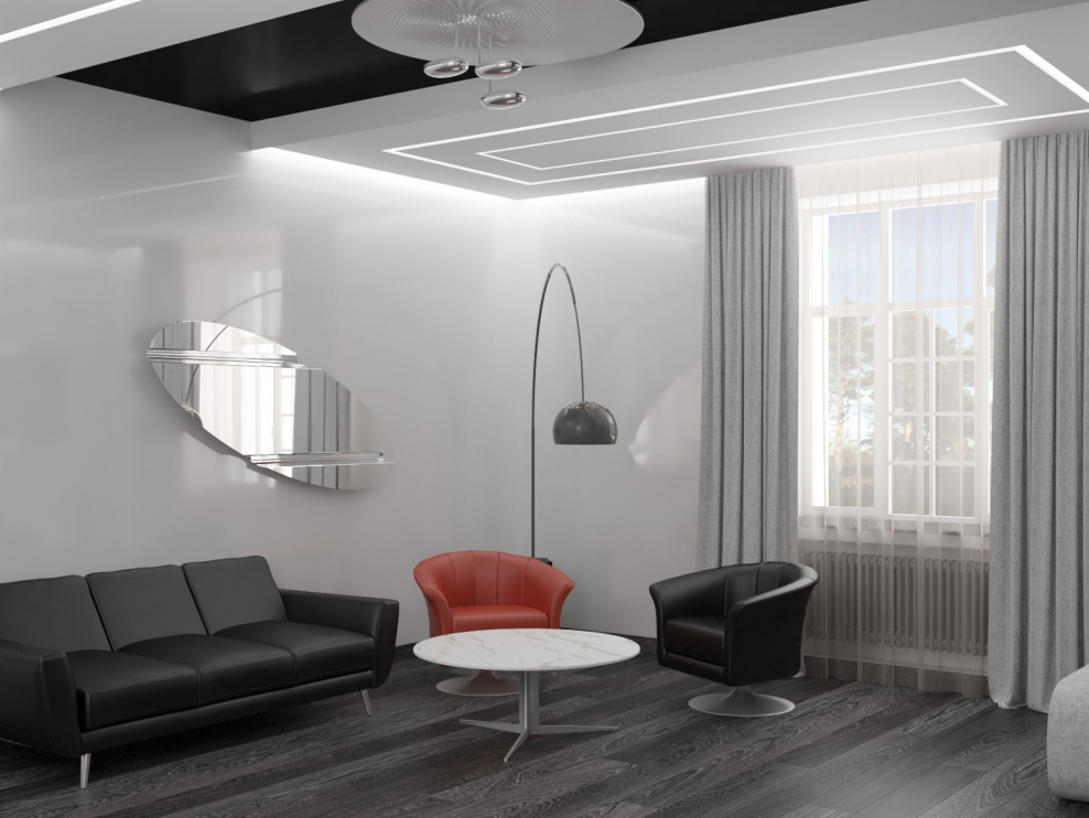 Хайтек и классика в интерьере