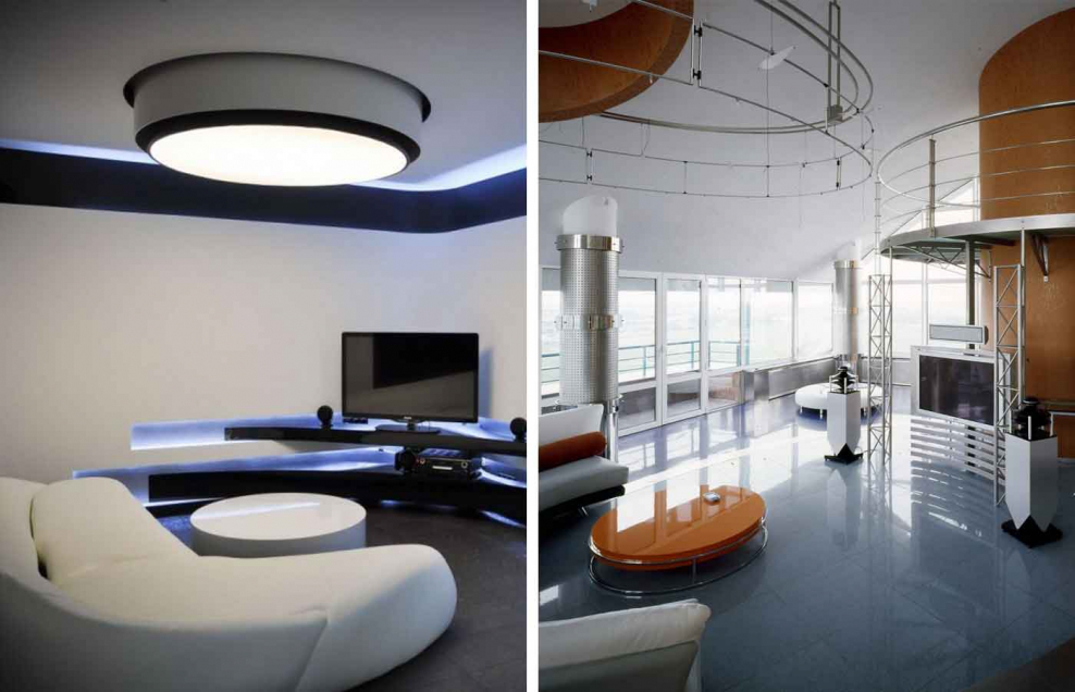 Хай тек детали интерьера