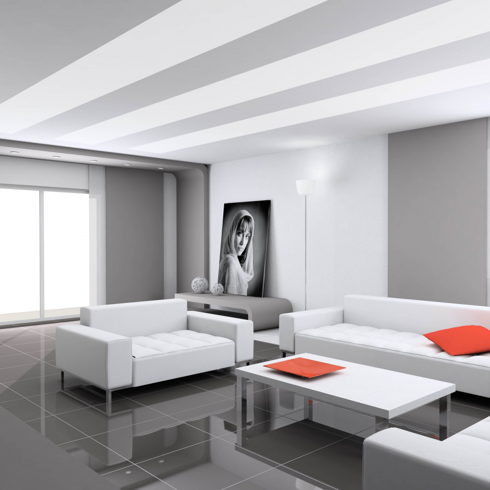 Интерьер Хай тек гостиная