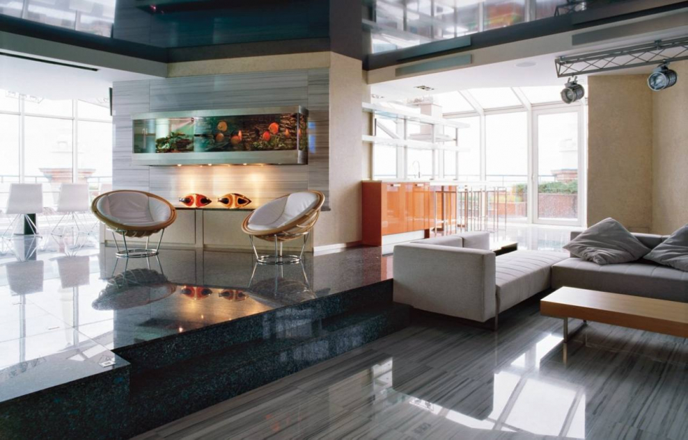 СТАЛЬХАЙТЕК В интерьере