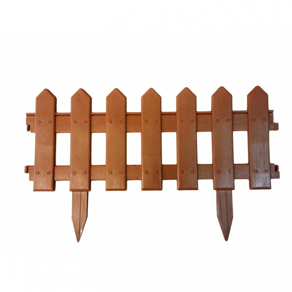 Забор из штакетника деревянного