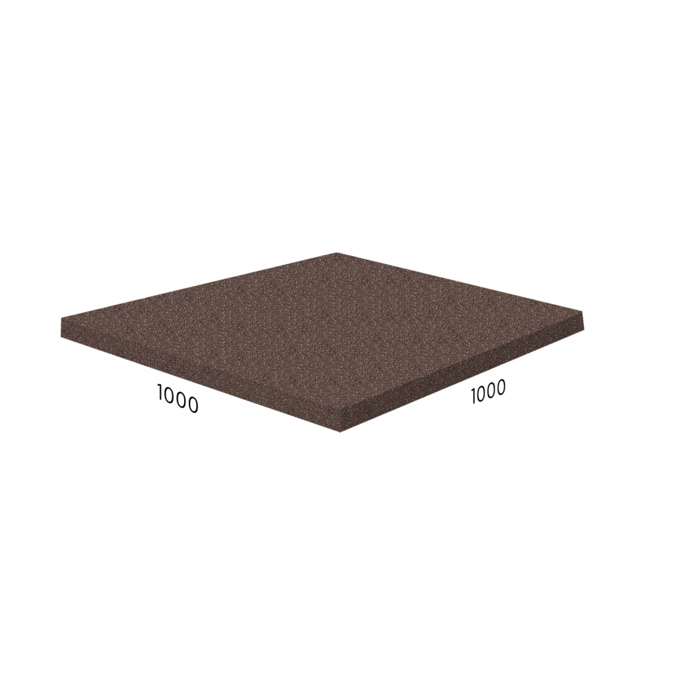 Травмобезопасная резиновая плитка Rubblex Standart 1000, Grey
