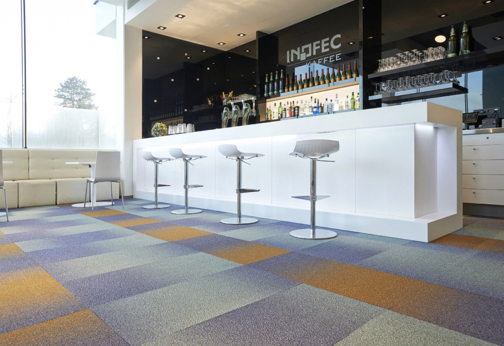 ESCOM ковровая плитка в интерьере