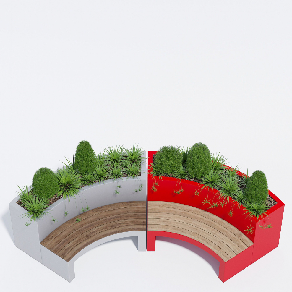 Макет клумбы