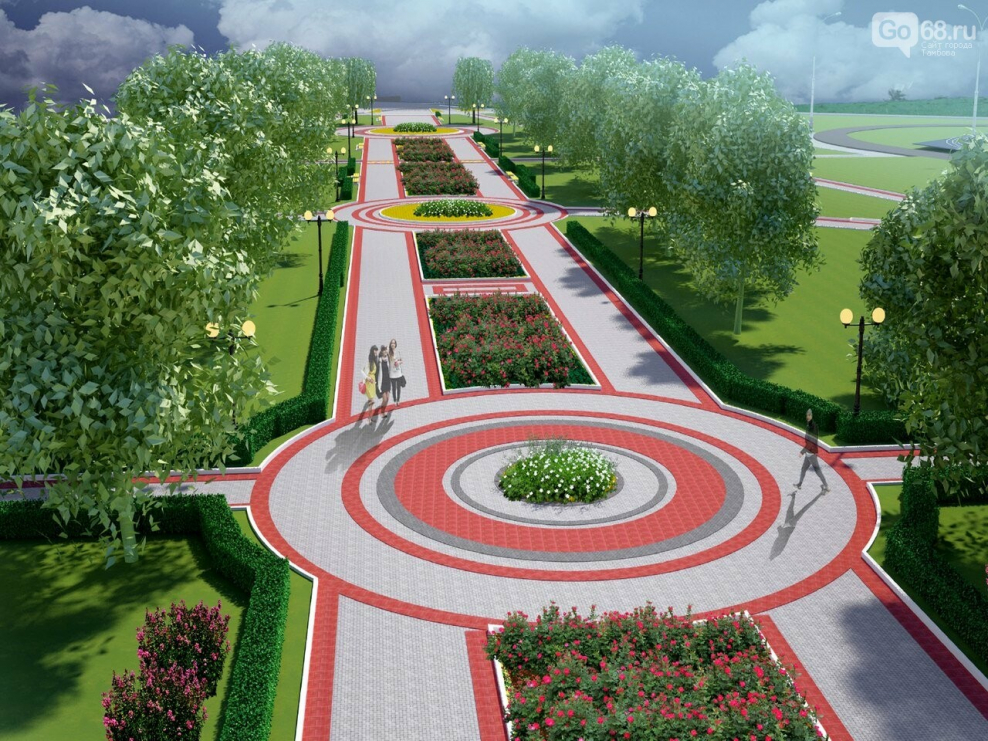 Фонтан круглый