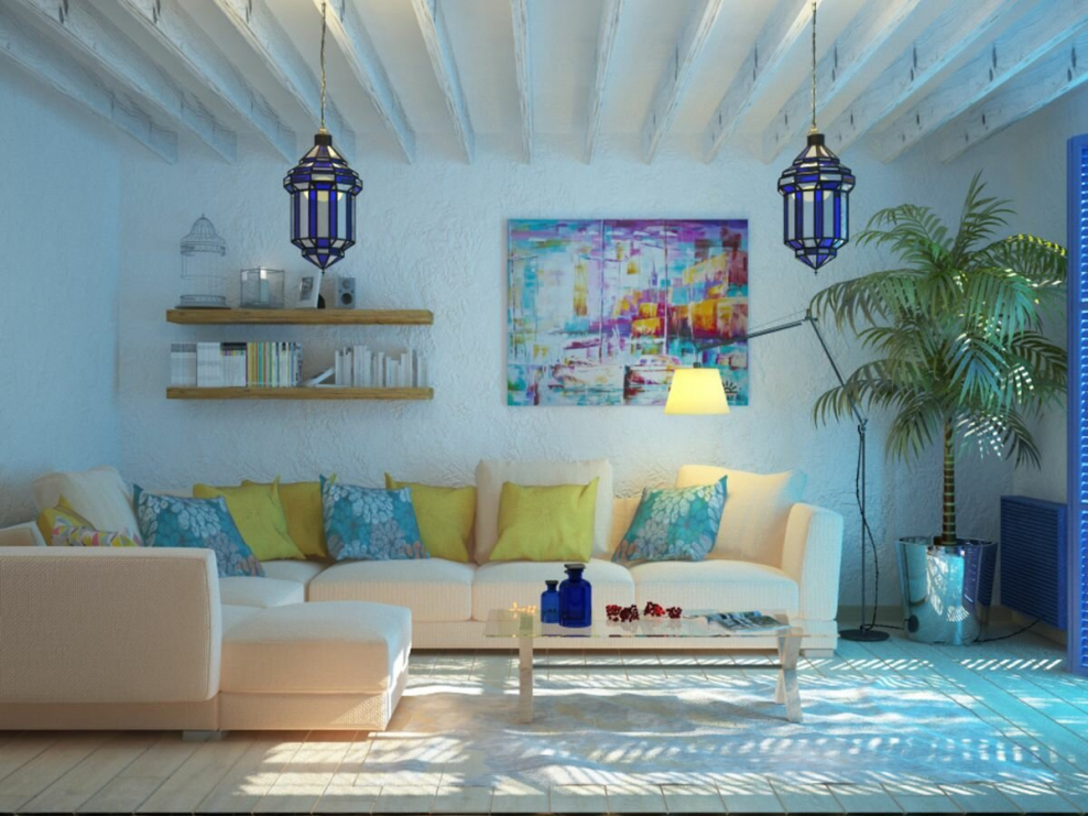 Среднеземноморский стиль интерьер