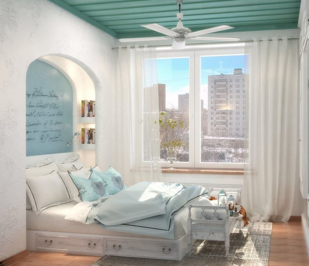 Спальня в средиземноморском стиле