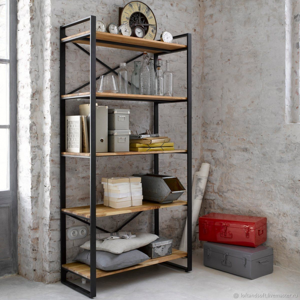 Кухни с металлическими полками