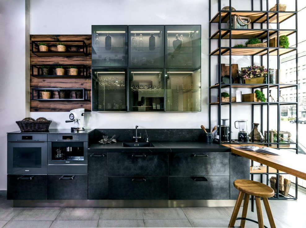 Мебель для кухни в стиле лофт