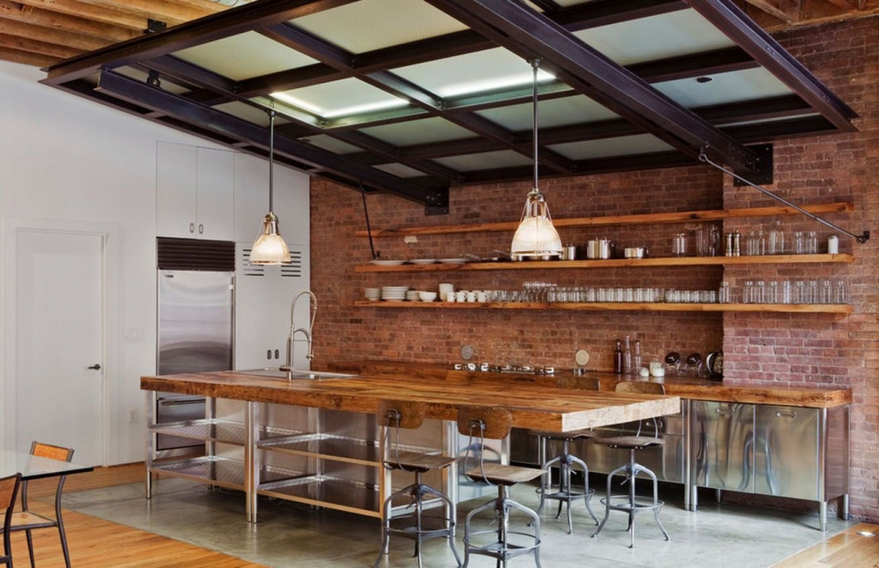 Кухня лофт Индастриал