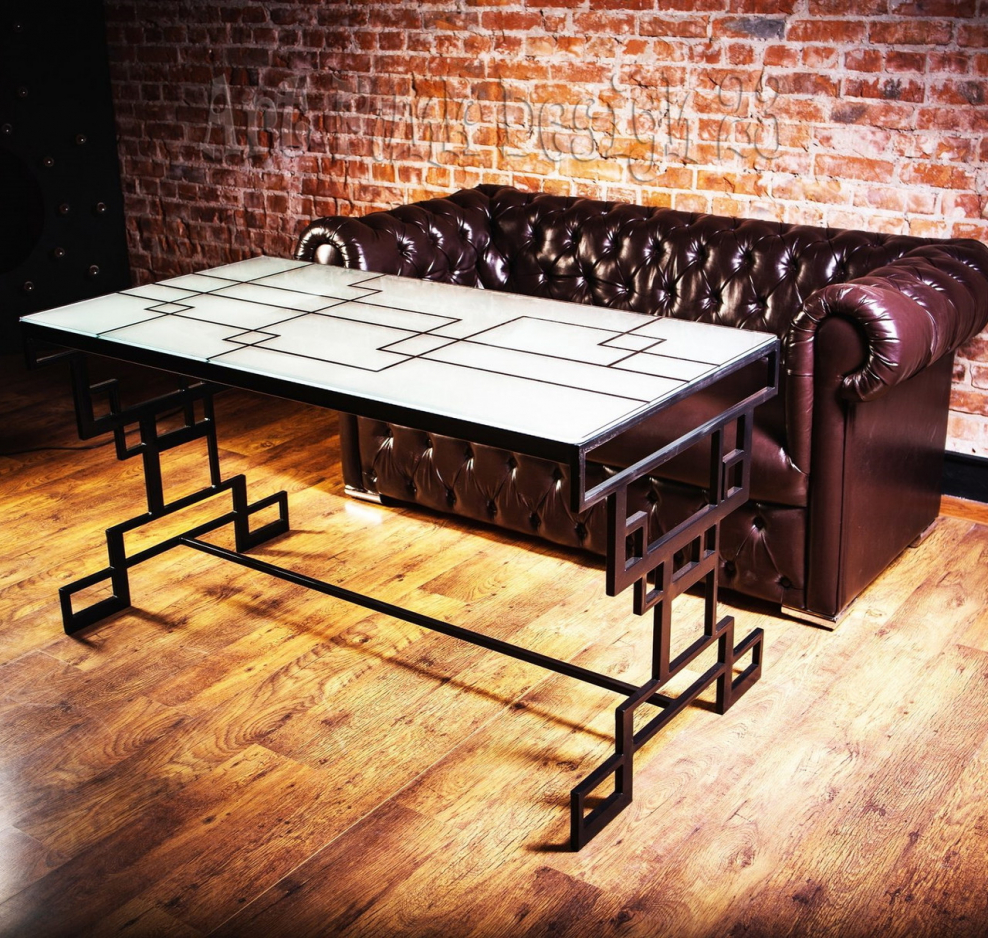 Кухни лофт металл и дерево