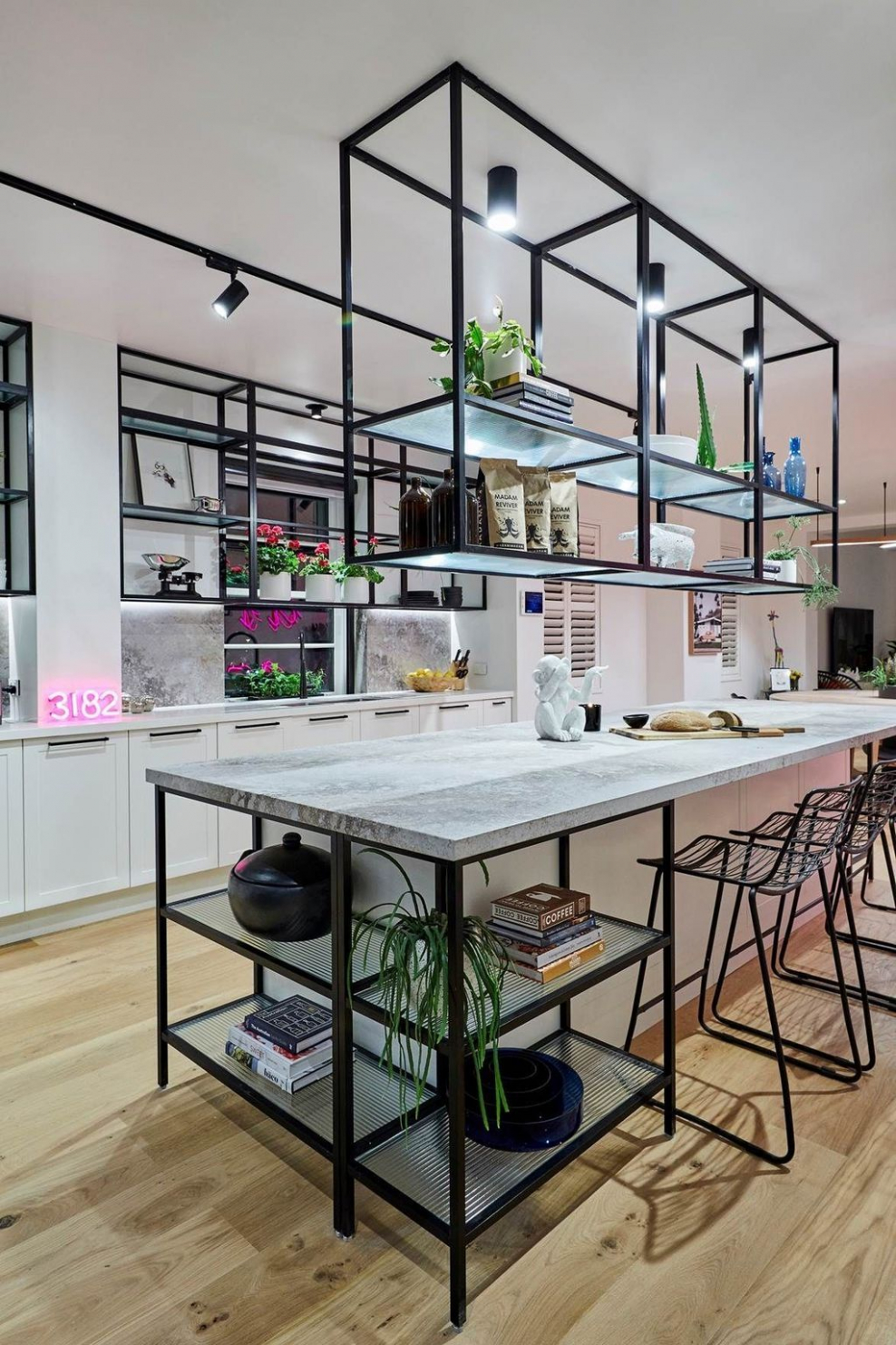 Барная стойка в стиле лофт