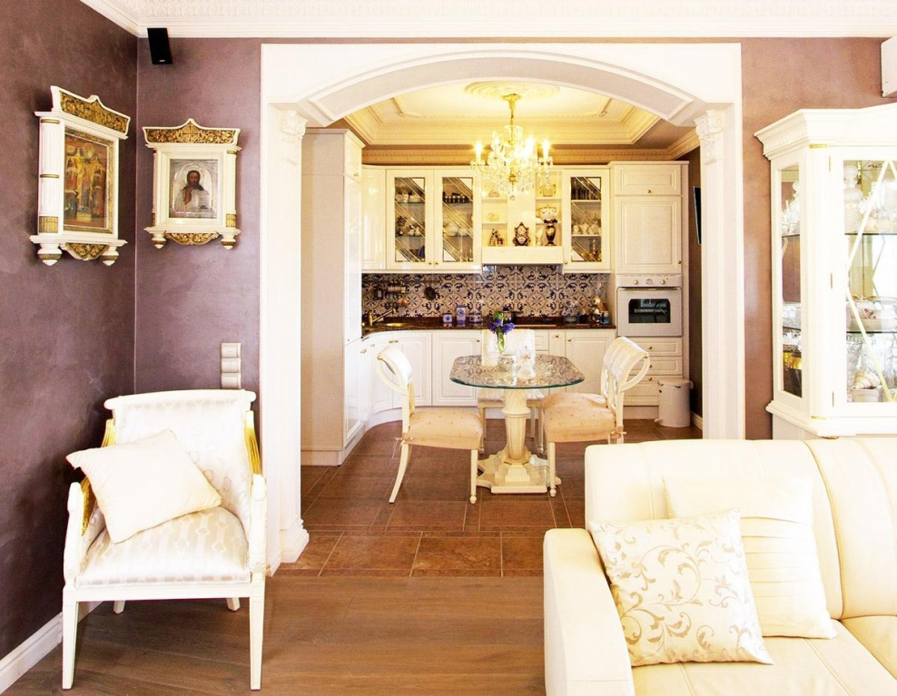 Арка в классическом интерьере