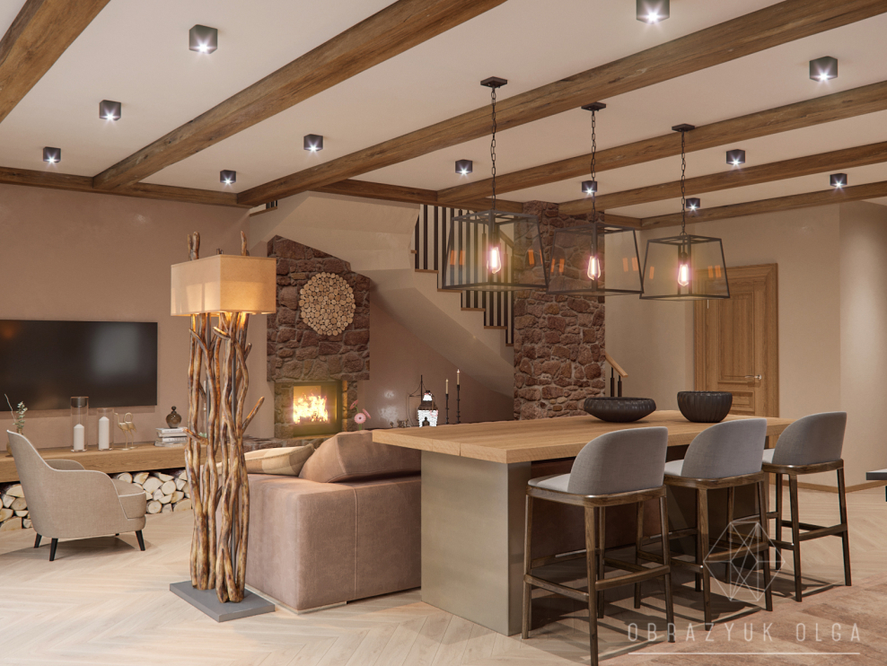 Люстры в стиле Шале