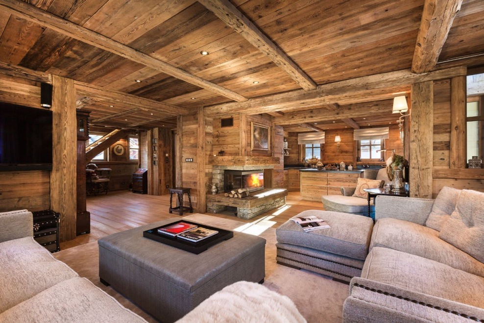 Дом в стиле Шале одноэтажный интерьер