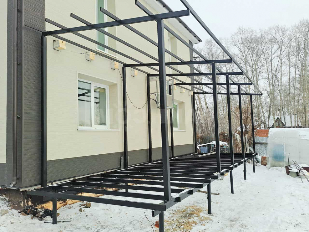 Веранда металлическая