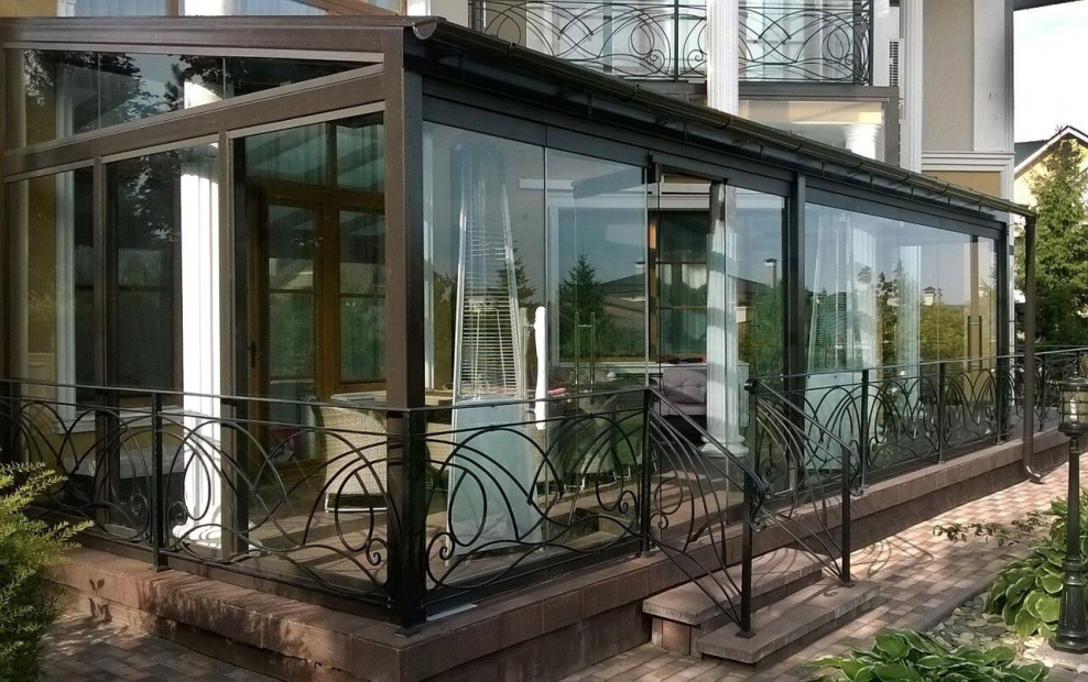 Веранда металлическая