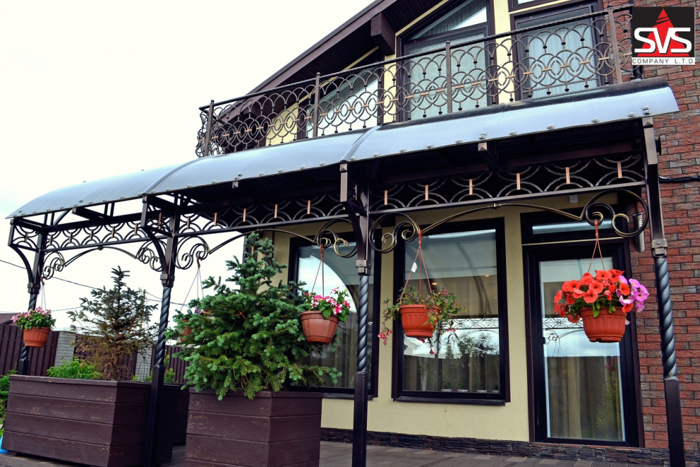 Веранда из металла