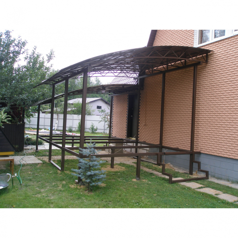 Веранда из металла