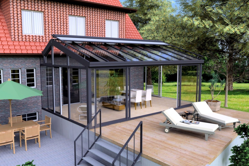 Терраса из металлоконструкций